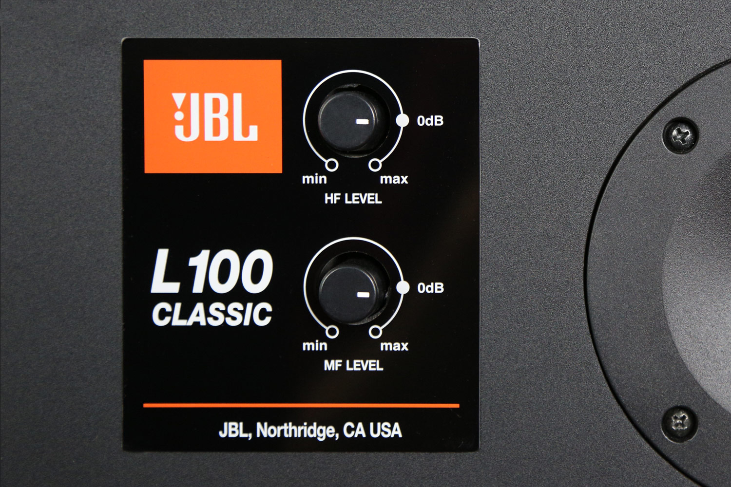 Die Klangregelung des JBL L100 Classic