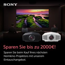 sony trade-in aktion 200€ rabatt auf den VPL-XW7000ES projektor